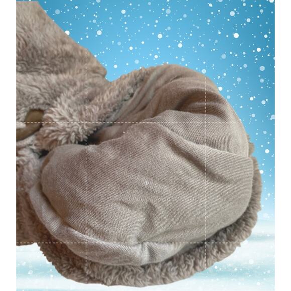 Cozy Carter Beige Bear Snowsuit With Feet And Hood Size 6 Months - Picture 6 of 8